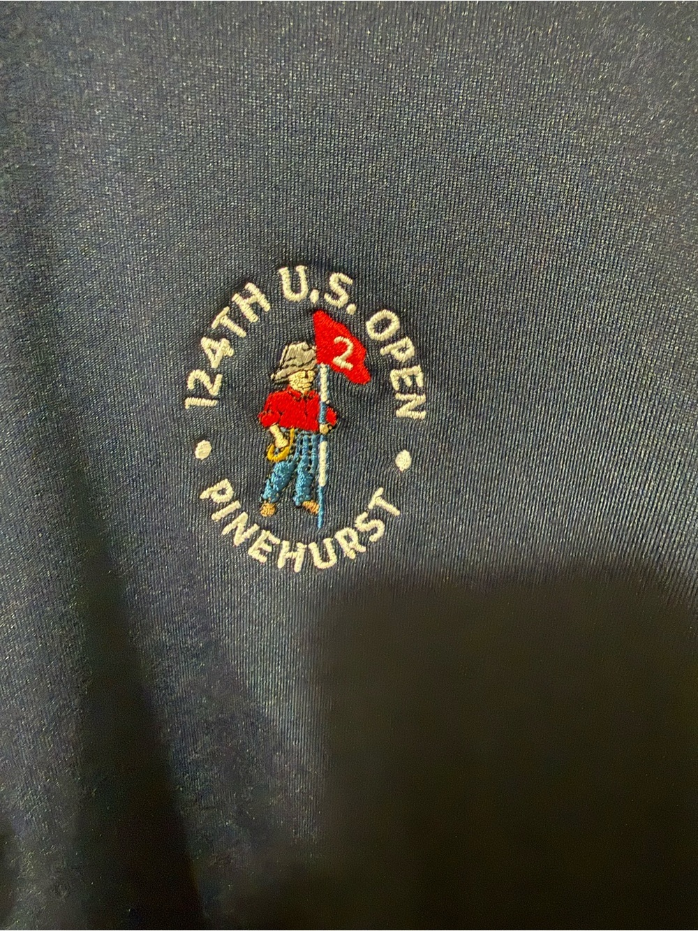 Levelwear Navy Quarter-Zip Pullover with Pinehurst U.S. Open Logo - Picture 2 of 9